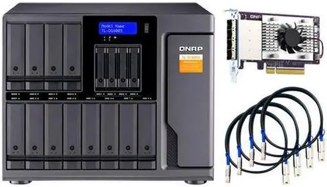 Alt view image 9 of 9 - TL-D1600S-US QNAP 16-bay desktop SATA JBOD expansion unit