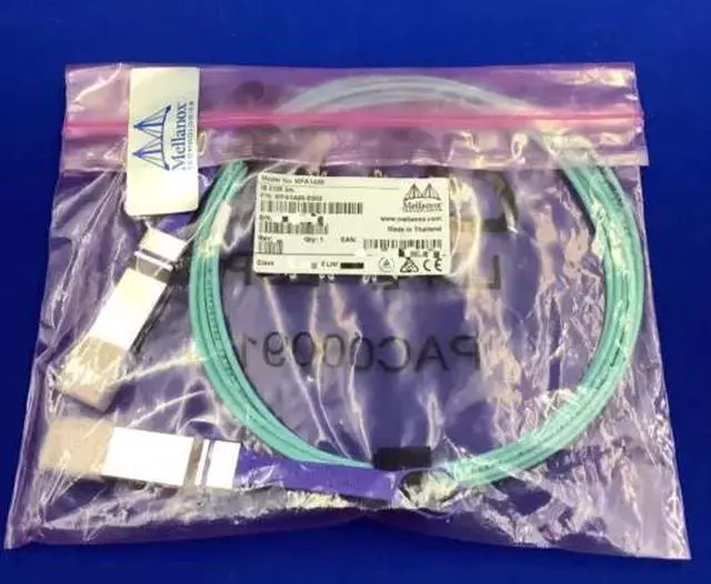 Main image of NEW MFA1A00-E003 Mellanox AOC Cable IB EDR up to 100Gb/s QSFP 3m