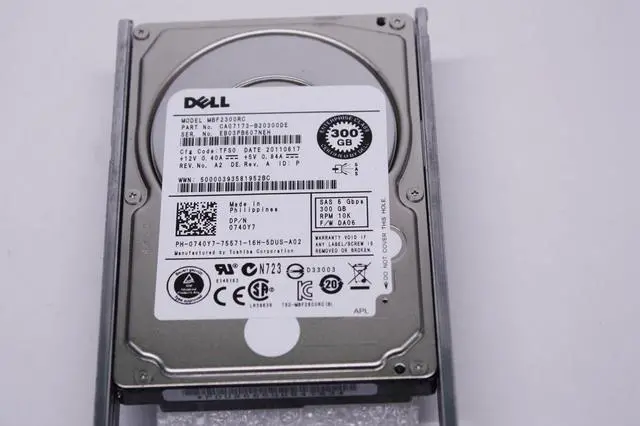 Main image of Dell 740Y7 300GB 10000 RPM SATA 3.0Gb/s 2.5" Internal Notebook Hard Drive