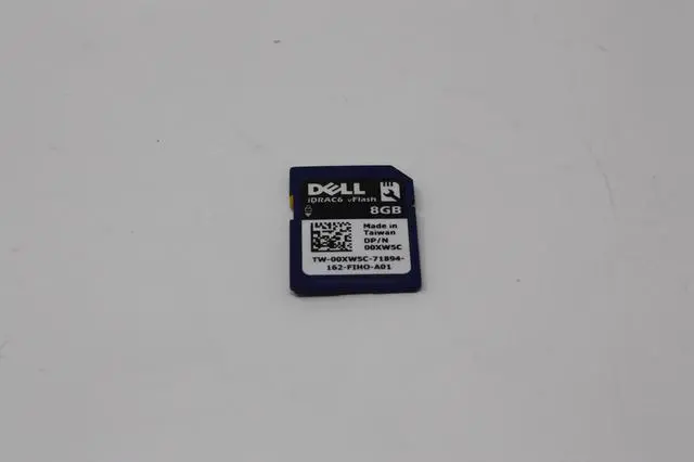 Main image of DELL 0XW5C SERVER IDRAC VFLASH 8GB XW5C SD CARD CLASS 10 R620 R630 T410