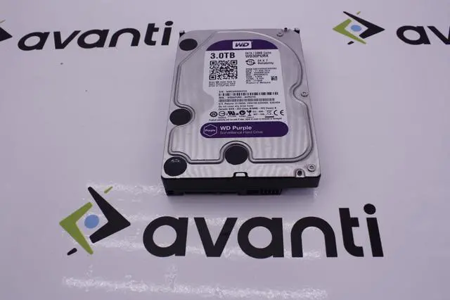 Alt view image 3 of 7 - WD Purple WD30PURX 3TB Surveillance 3.5" Internal Hard Drive - SATA - 64 MB Buffer - 1 Pack