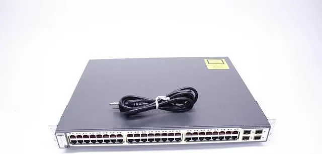 Alt view image 16 of 20 - Cisco 3750 Series 48 Port PoE Switch, WS-C3750-48PS-E, Lifetime Warranty