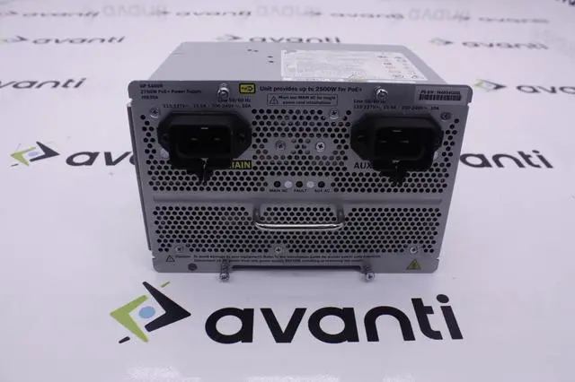 Alt view image 2 of 3 - HPE J9830A 5400R 2750W PoE+ zl2 Power Supply