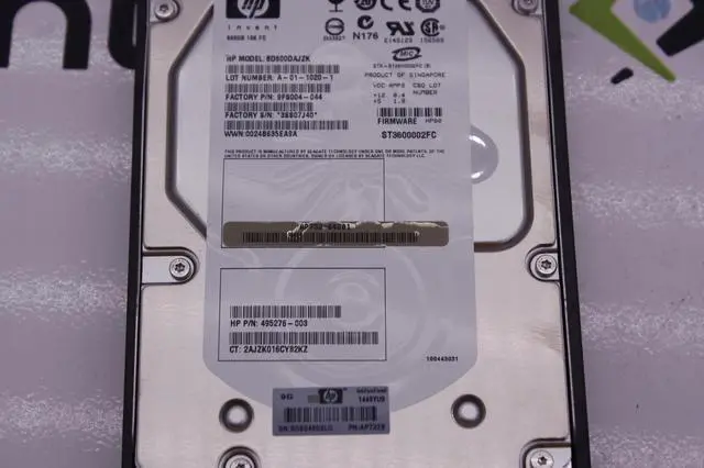 Main image of HP 518735-001 600Gb 10000Rpm Fibre Channel 1.0Inch Hard Drive With Tray For Eva 4400 By 6400 By 8400 And M6412