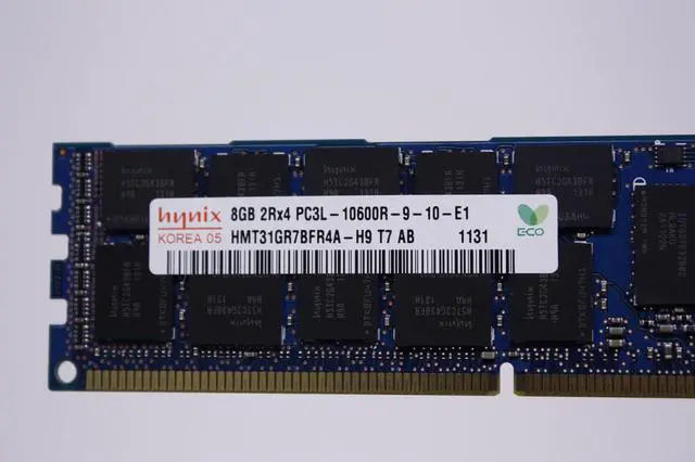 Alt view image 6 of 8 - HYNIXHynix Hmt31Gr7Bfr4A-H9 Hynix   8Gb (1X8Gb) Pc310600 1333Mhz Registered Ecc   1.35V 2Rx4 Ddr3 Sdram 240Pin Dimm Memory Module For Server