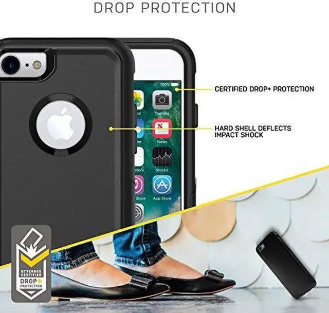 Alt view image 8 of 18 - OtterBox Commuter Series Case for iPhone SE (2nd gen) and iPhone 8/7 - Indigo Way