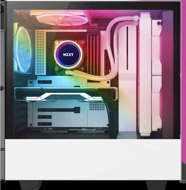 Alt view image 6 of 7 - NZXT AER RGB 2 White - 120mm - RGB LED - Fluid Dynamic Bearing - PWM Fan for Hue 2 - Single