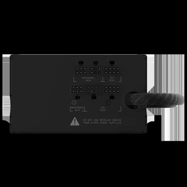 Alt view image 6 of 10 - NZXT C650 650 W ATX12V v2.4 / EPS12V v2.92 80 PLUS BRONZE Certified Semi-Modular Active PFC Power Supply