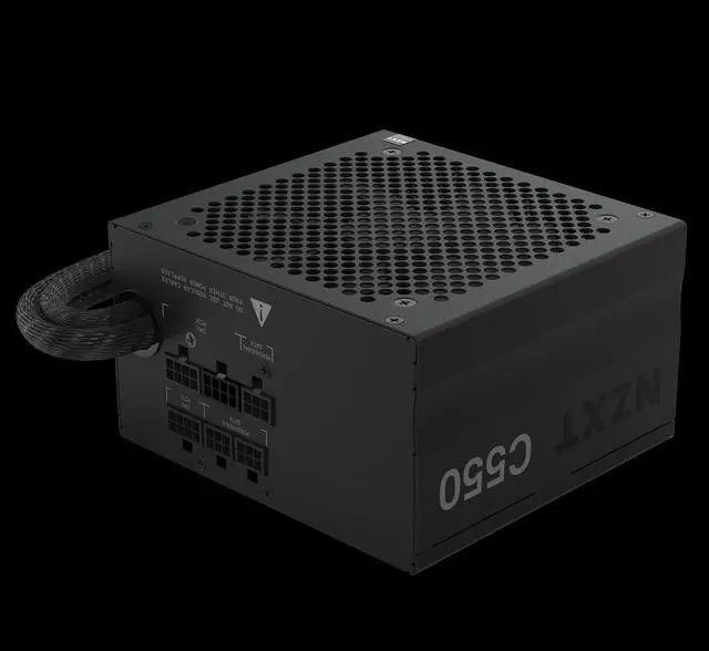 Alt view image 6 of 16 - NZXT C550 550 W ATX12V v2.4 / EPS12V v2.92 80 PLUS BRONZE Certified Semi-Modular Active PFC Power Supply