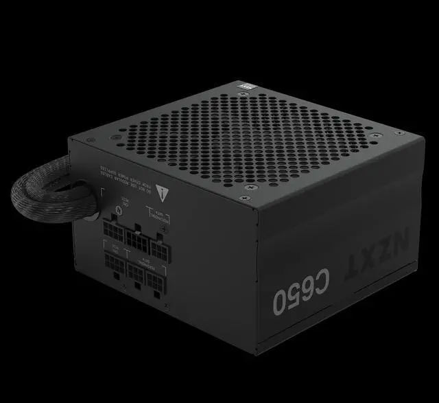 Alt view image 8 of 10 - NZXT C650 650 W ATX12V v2.4 / EPS12V v2.92 80 PLUS BRONZE Certified Semi-Modular Active PFC Power Supply