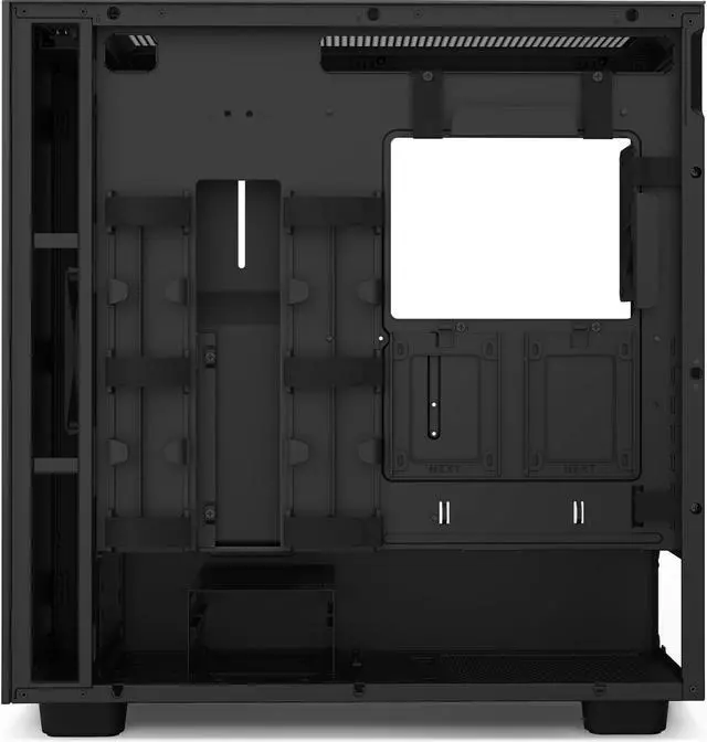 Alt view image 2 of 7 - NZXT H7 - Mid-Tower PC Gaming Case - Tempered Glass - Enhanced Cable Management  Water-Cooling Ready - Black