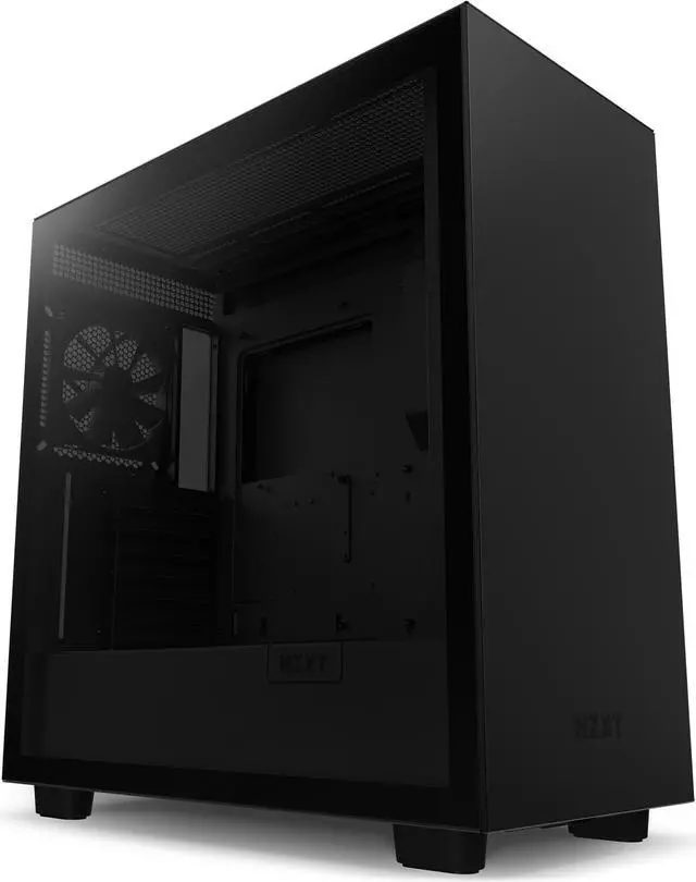 Alt view image 5 of 7 - NZXT H7 - Mid-Tower PC Gaming Case - Tempered Glass - Enhanced Cable Management  Water-Cooling Ready - Black