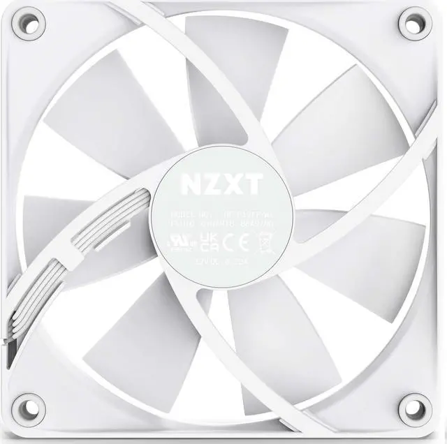 Alt view image 3 of 7 - NZXT Aer F120P White - High Performance Airflow Fans - Single