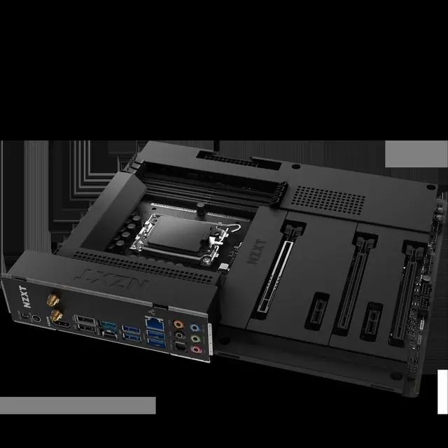 Alt view image 3 of 13 - NZXT N7 Z690 Gaming Motherboard Intel Z690 LGA 1700(Intel 12th Gen), 4*DDR4/ PCIE4.0/ Wi-Fi 6E/ Type-C USB 3.0 ATX Intel Motherboard N7-Z69XT-B1 (Black)