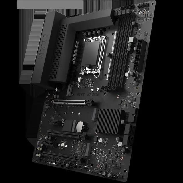 Alt view image 6 of 13 - NZXT N7 Z690 Gaming Motherboard Intel Z690 LGA 1700(Intel 12th Gen), 4*DDR4/ PCIE4.0/ Wi-Fi 6E/ Type-C USB 3.0 ATX Intel Motherboard N7-Z69XT-B1 (Black)