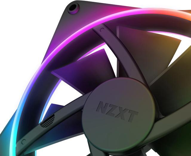 Alt view image 3 of 7 - NZXT F140RGB Duo - 140mm Dual-sided RGB Fan - Single Pack (Black)