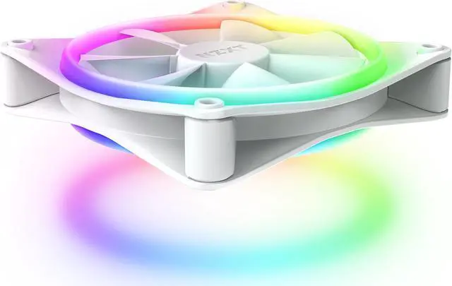 Alt view image 2 of 15 - NZXT F120RGB Duo - 120mm Dual-sided RGB Fan - Single Pack (White)