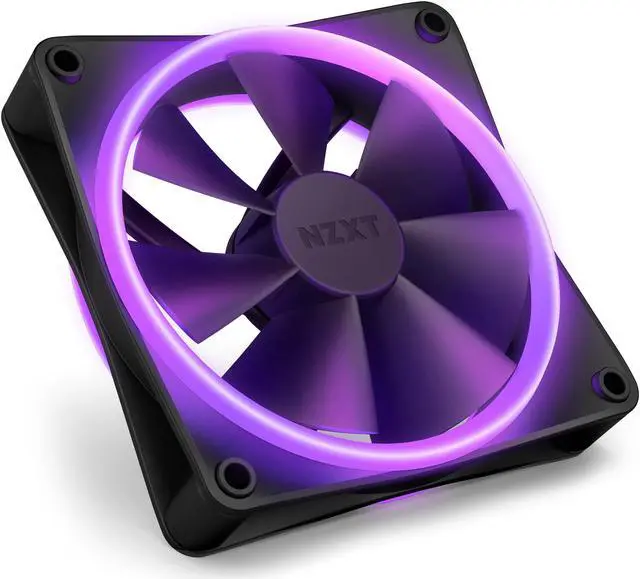 Alt view image 4 of 14 - NZXT F120RGB Duo - 120mm Dual-sided RGB Fan - Single Pack (Black)