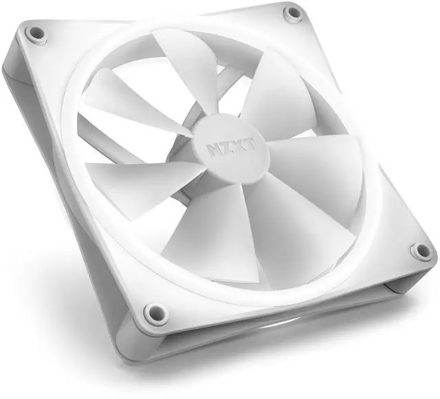 Alt view image 5 of 13 - NZXT F120RGB Duo - 120mm Dual-sided RGB Fan - Triple Pack (White) w/RGB Controller