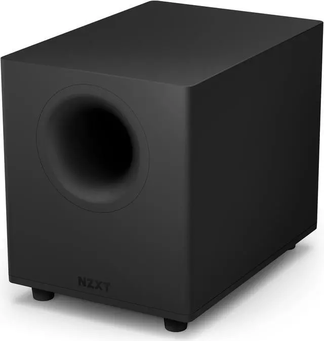 Alt view image 5 of 7 - NZXT Relay PC Gaming Desktop Subwoofer - 140 Watts - Deep, Powerful Bass - Down-Firing 6.5" Driver - Compact Design - Crossover & Phase Control Knobs - High-Quality Construction - Black