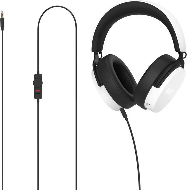 Alt view image 6 of 7 - NZXT Relay Wired PC Gaming Headset - Hi-Res Audio Certified - DTS Headphone:X Surround Sound - Lightweight & Comfortable Design - Detachable Microphone - CAM Software - White