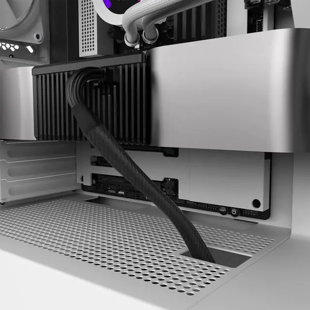 Alt view image 4 of 5 - NZXT 12VHPWR Adapter Cable - 12+4-Pin (16-Pin) 12HVPWR to Dual 8-Pin PCIe - Compatible NVIDIA 40 Series Graphics Cards with Existing NZXT ATX 2.X PSUs (PA-xG1BB) - Rated for 600 Watts - Black