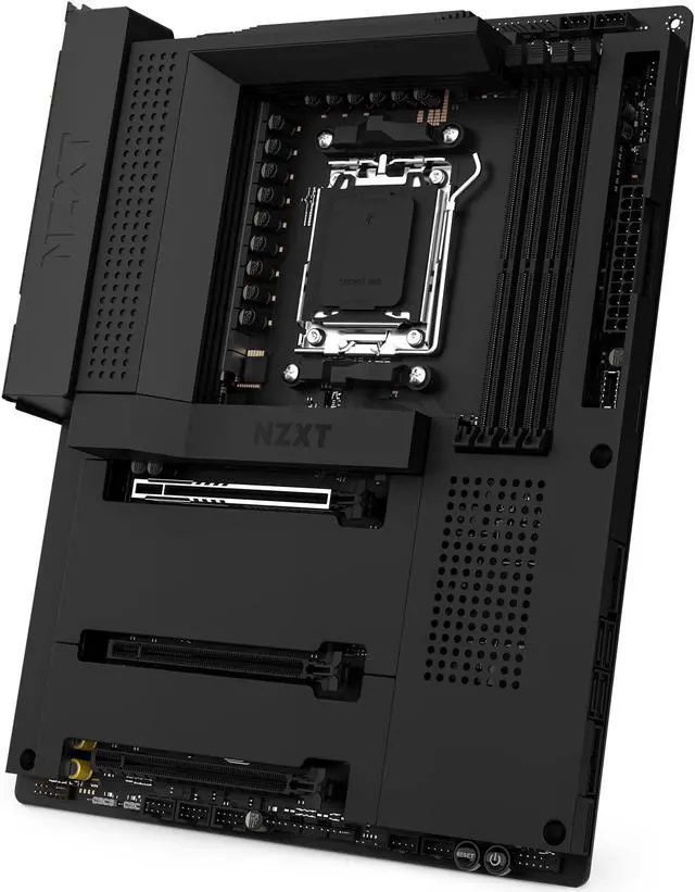 Alt view image 2 of 7 - NZXT N7 B650E - N7-B65XT-B1 - AMD B650 chipset (Supports AMD 7000 Series CPUs) - ATX Gaming Motherboard - Integrated Rear I/O Shield - WiFi 6 connectivity - Black