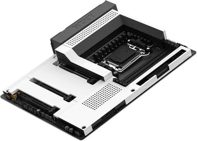 Alt view image 5 of 5 - NZXT N7 B650E - N7-B65XT-W1 - AMD B650 chipset (Supports AMD 7000 Series CPUs) - ATX Gaming Motherboard - Integrated Rear I/O Shield - WiFi 6 connectivity - White