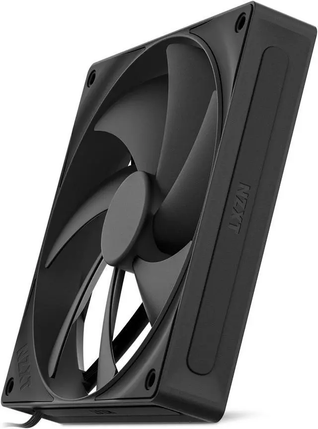 Alt view image 3 of 6 - NZXT F140P 140mm Non-LED Static Pressure PWM Case Fan - RF-P14SF-B2