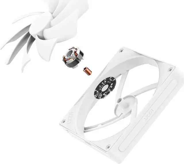 Alt view image 6 of 6 - NZXT F140 Q 140mm Non-LED LED 120mm Quiet Airflow PWM Case Fan