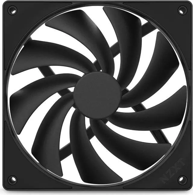 Alt view image 2 of 6 - NZXT F140 Q 140mm Non-LED LED 120mm Quiet Airflow PWM Case Fan