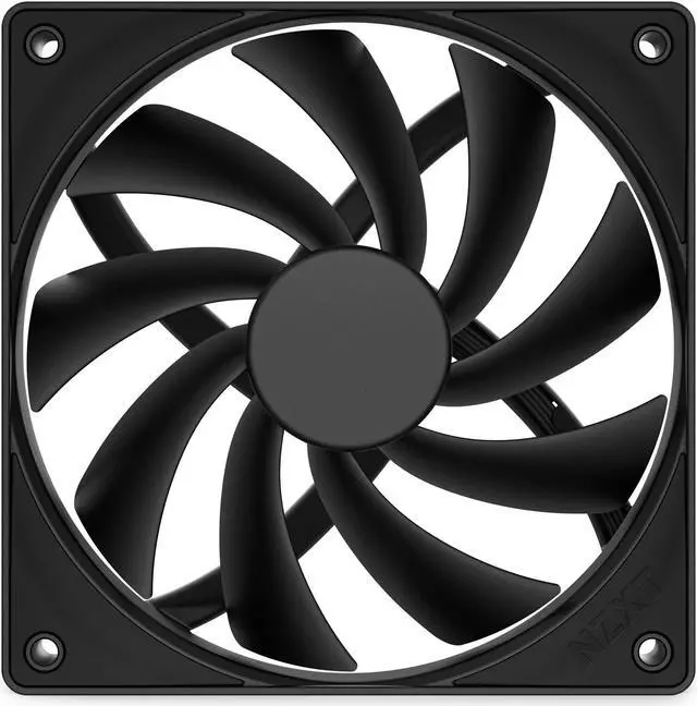 Alt view image 2 of 6 - NZXT F120 Q 120mm Non-LED LED 120mm Quiet Airflow PWM Case Fan