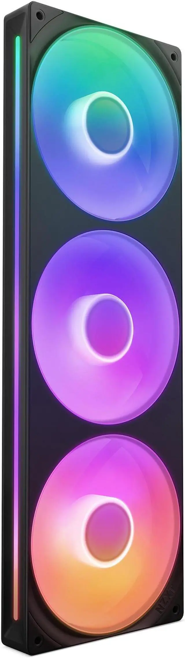 Alt view image 2 of 7 - NZXT F360 RGB CORE RF-U36HF-B1 360mm RGB LED Single-Frame RGB Fan Unit