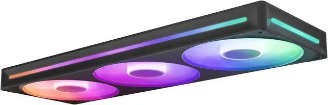 Alt view image 4 of 7 - NZXT F360 RGB CORE RF-U36HF-B1 360mm RGB LED Single-Frame RGB Fan Unit