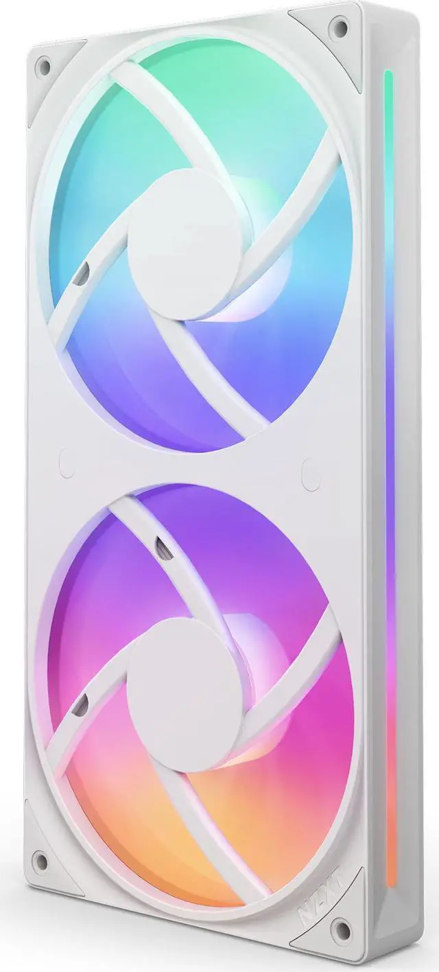 Alt view image 3 of 7 - NZXT F240 RGB CORE RF-U24HF-W1 240mm RGB LED Single-Frame RGB Fan Unit