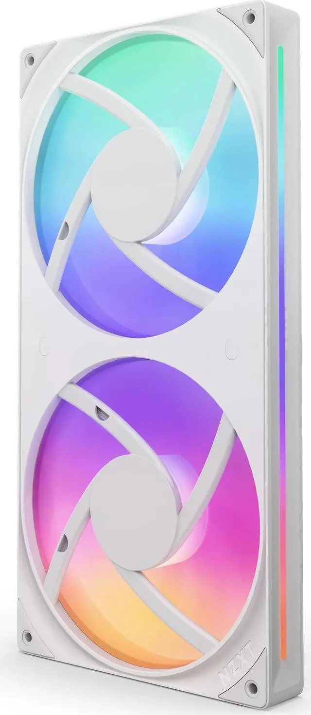 Alt view image 3 of 7 - NZXT F280 RGB CORE RF-U28HF-W1 280mm RGB LED Single-Frame RGB Fan Unit