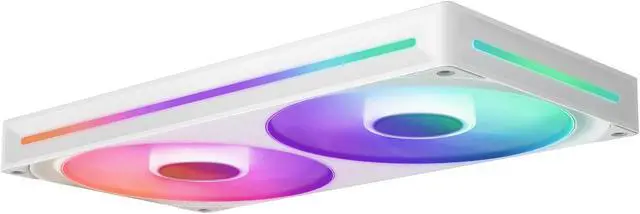 Alt view image 4 of 7 - NZXT F280 RGB CORE RF-U28HF-W1 280mm RGB LED Single-Frame RGB Fan Unit