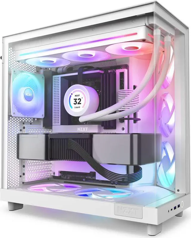 Alt view image 6 of 7 - NZXT F360 RGB CORE RF-U36HF-W1 360mm RGB LED Single-Frame RGB Fan Unit