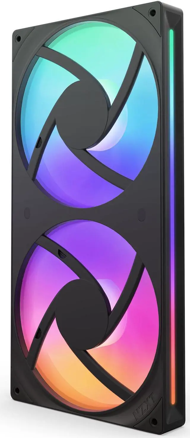 Alt view image 3 of 7 - NZXT F280 RGB CORE RF-U28HF-B1 280mm RGB LED Single-Frame RGB Fan Unit