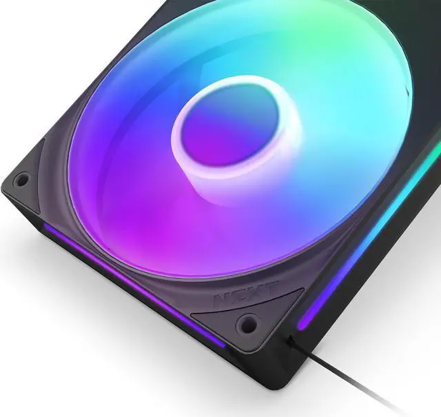 Alt view image 5 of 7 - NZXT F360 RGB CORE RF-U36HF-B1 360mm RGB LED Single-Frame RGB Fan Unit