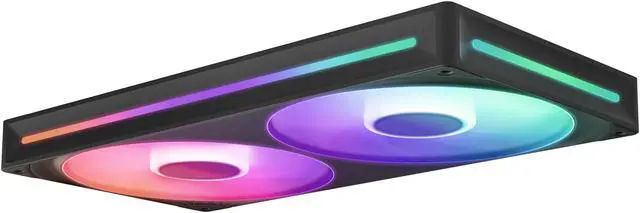 Alt view image 4 of 7 - NZXT F280 RGB CORE RF-U28HF-B1 280mm RGB LED Single-Frame RGB Fan Unit
