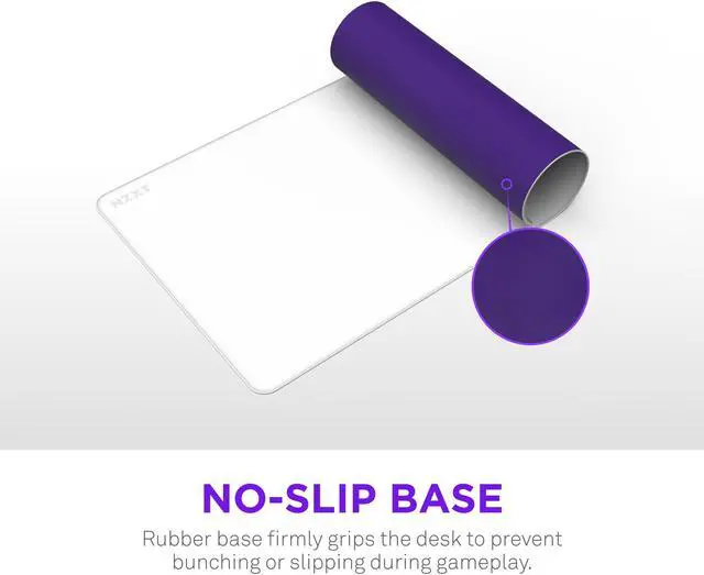 Alt view image 4 of 6 - NZXT Zone - XL Gaming Mouse Pad - Micro-Weave Cloth Surface - Balanced Speed and Control for All Playstyles - Spill-Resistant, Anti-Slip Base, Reinforced Edges - White