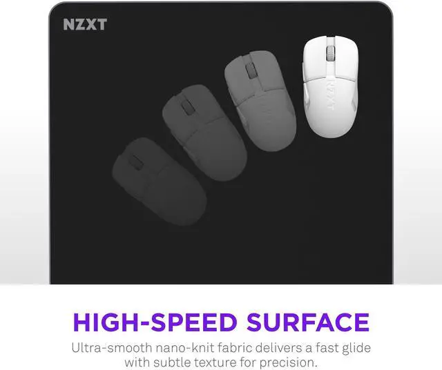 Main image of NZXT Zone Elite - Premium XL Gaming Mouse Pad - Ultra-Smooth Nano-Knit Cloth Surface - Optimized for Speed and Control - Spill-Resistant, Soft Foam Base, Reinforced Low-Profile Stitching - Black