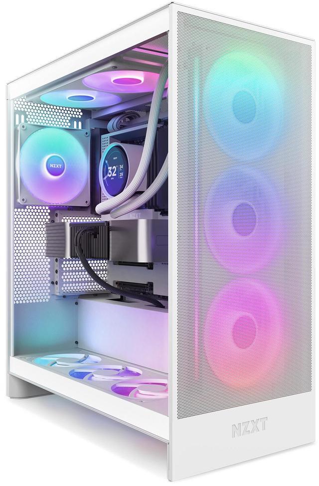Alt view image 4 of 4 - NZXT F SERIES RGB CORE 420MM WHITE SINGLE-FRAME RBG FAN UNIT