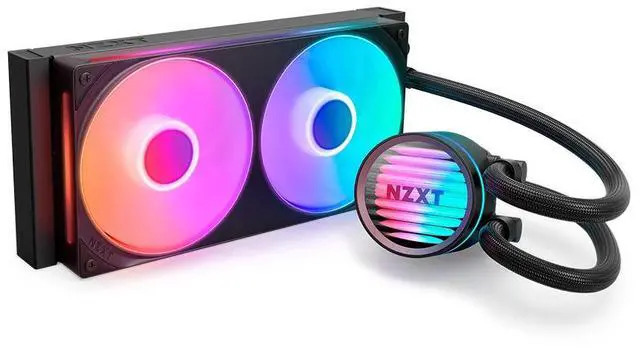 Main image of NZXT Kraken Core 240 RGB - AIO CPU Liquid Cooler - 240 mm Radiator - 240 mm Single-Frame Fan - Compatible with Intel® LGA 1851/1700/1200/115X & AMD® AM5/AM4 - Black