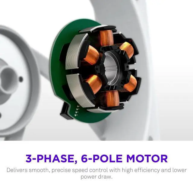 Alt view image 7 of 7 - NZXT F140X Performance Fan - 140mm PWM RGB PC Case Fan - Max Airflow & Static Pressure - Low Noise - LCP Frame & Blades - Magnetic Fluid Dynamic Bearing - 30mm Thick - White