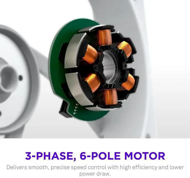 Alt view image 7 of 7 - NZXT F360X Performance Single-Frame Fan - 3x 120mm PWM RGB PC Case Fans - Max Airflow & Static Pressure - Low Noise - LCP Frame & Blades - Magnetic Fluid Dynamic Bearing - 30mm Thick - White