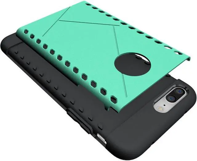 Alt view image 5 of 7 - TEAL MINT TOUGH SLIM ARMOR SHIELD CASE HARD COVER FOR APPLE iPHONE 7/8 PLUS