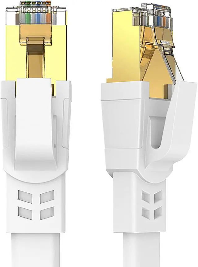 Main image of Ethernet Cable 25 FT, Cat8 High Speed Outdoor&Indoor Cat8 LAN Network Cable 40Gbps, 2000Mhz with Gold Plated RJ45 Connector, Weatherproof S/FTP UV Resistant for Router/Gaming/Modem (25)