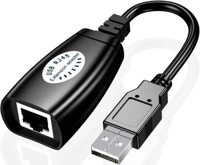 Alt view image 3 of 5 - USB Over Cat6SNLLMZI USB RJ45 Extender Over Cat5/Cat5e/Cat6/Cat7/Cat8 Cable Extension Cable Connector Adapter - 2 Pairs